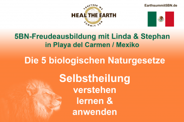 Intensivwoche 5 biologische Naturgesetze - Freudekurs mit Linda & Stephan vom 05.-10.03.24 in Playa del Carmen
